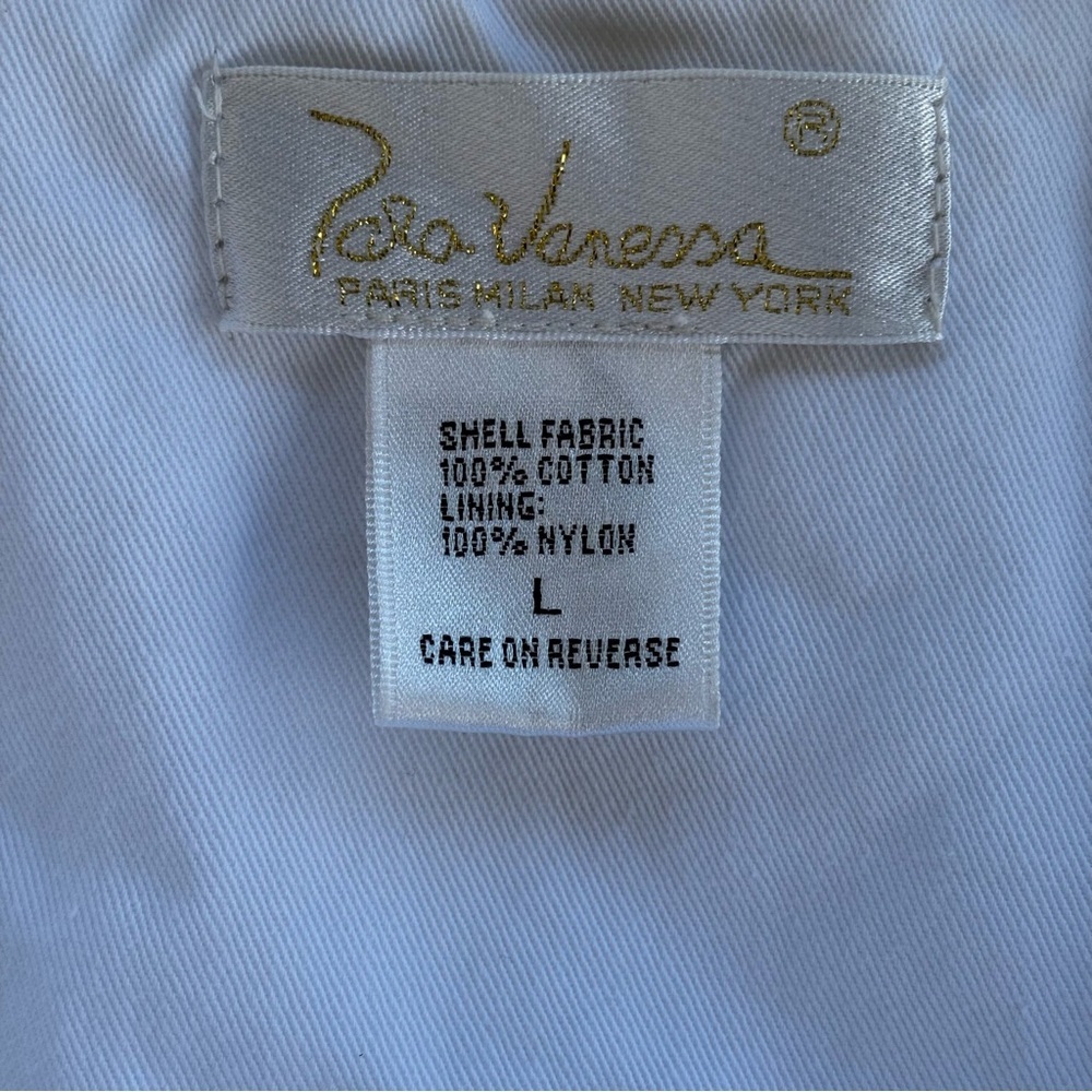 TARA VANESSA Hooded Beach Combing Rain Jacket L Paris Milan New York - Picture 6 of 14